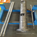 conical twin screw for twin screw extruder